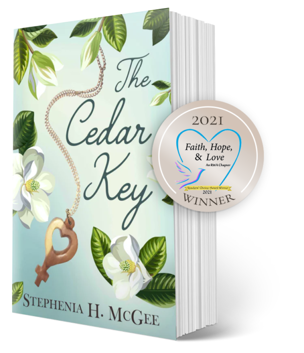 The Cedar Key with award - Stephenia H. McGee